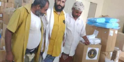 إنتقالي لحج يسلم مكتب صحة مديرية كرش أدوية ومستلزمات طبية