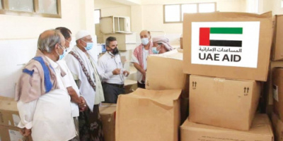  استمرار عملية إيصال المساعدات الصحية المقدمة من دولة الإمارات لعموم المحافظات
