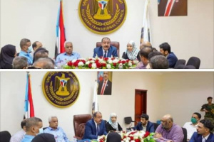 اللواء بن بريك يلتقي لجان الرقابة على المؤسسات والمرافق الحكومية