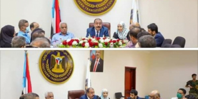 اللواء بن بريك يلتقي لجان الرقابة على المؤسسات والمرافق الحكومية