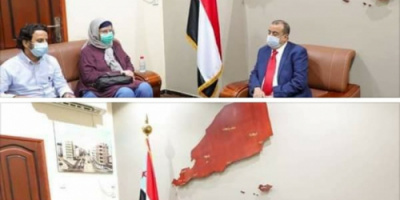 اللواء بن بريك يستقبل رئيس بعثة أطباء بلا حدود البلجيكية لليمن