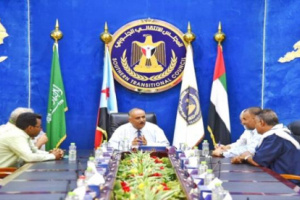 رئيس إقتصادية الإنتقالي يبحث مع مديري مياه عدن وأبين آليات تحسين الخدمة المقدمة للمواطنين