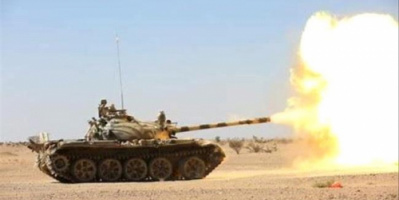 مدفعية القوات الجنوبية تمطر مواقع مليشيا الحوثي بضربات محكمة غرب الضالع