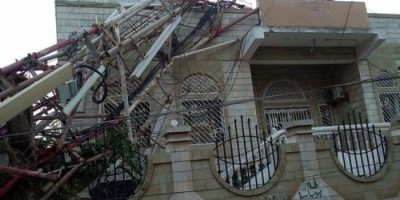 عواصف رعدية تقتلع سنترال المنصورة