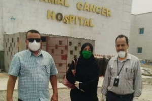 فريق من المجلس الانتقالي يزور مستشفى الامل لتفقد سير العمل