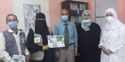  مؤسسة أمل لرعاية الايتام والفقراء والاعمال الانسانية تزور مركز العزل الصحي في مستشفئ الجمهورية
