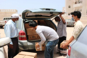 انتقالي حضرموت يدعم المركز الوطني للأورام وعدد من المرافق الصحية بالمستلزمات الطبية