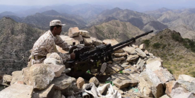 عقب دفع مليشيات الحوثي بتعزيزات ضخمة تبادل القصف المدفعي والصاروخي بجبهة حيفان شمالي لحج