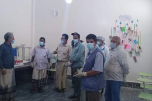 مدير مكتب الصحة بساحل حضرموت  في زيارة تفقدية لمديرية دوعن 