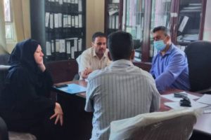 العفيف يناقش مع منظمتي (ZOA) و (MEDAIR)،تمويل مشروع مياة في منطقة مرفد بمديرية الحصين.