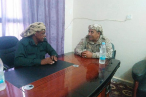 مدير الأمن وأركان حرب اللواء اول مشاه بحري يناقشان الأوضاع الأمنية في سقطرى