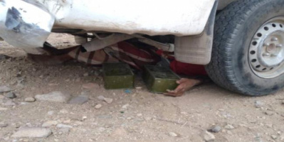  القوت المشتركة تضبط سيارة تحمل ذخائر كانت في طريقها إلى الحوثيين