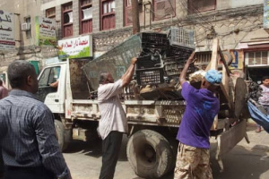 لليوم الثاني.. قوات العاصفة تواصل حملة إزالة العشوائيات بكريتر