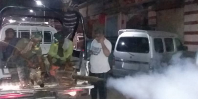 محلي الشيخ عثمان يواصل  حملة الرش الضبابي لشوارع  المديرية   