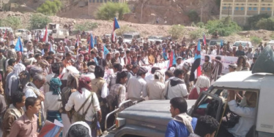 صعيد شبوة تحتشد ضد مليشيات الاخوان المسلمين وتصدر بيان هام