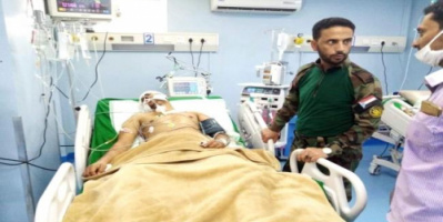  اسرة الجريح : حالته خطره ولاتسمح له بالسفر وخروجه من العناية المركزة يشكل خطرا على حياته