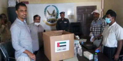 انتقالي حضرموت يدعم أقسام الشرطة بالمكلا بالمعقمات ومستلزمات الحماية من كورونا &nbsp;
