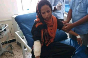 من أعلى مأذنة المسجد المليشيات الحوثية تقنص طفلة جنوبي منطقة العود