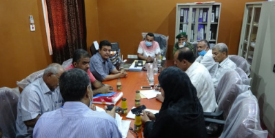 ضمن برنامج نزولها الميداني .. لجنة متابعة أوضاع السجون بعدن تزور إصلاحية بئر أحمد