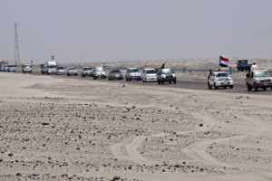 أبناء قبيلة العياسئ بيافع يرفدون قافلة غذائية وتموينية دعما للمرابطين في جبهات القتال بمحافظة أبين  