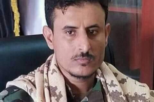 قائد عمليات الدعم والإسناد يعزي بإستشهاد العميد يسري الحوشبي. 