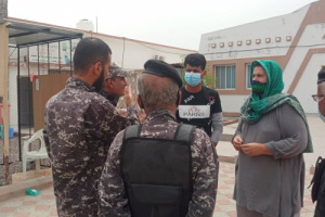 وفد من قوات حماية المنشآت يتفقد المحجر الصحي بخورمكسر