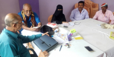 إغاثية انتقالي البريقة بالعاصمة عدن تناقش كشوفات المتضررين من السيول والامطار في مراكز المديرية 
