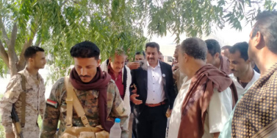 *رئيس انتقالي لحج يزور مقر السلطة المحلية بردفان ويطلع على سير العمل فيها* 
