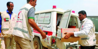 دفعة مساعدات إماراتية جديدة للنازحين في الخوخة
