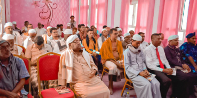 مدير عام مديرية بروم ميفع يحضر فعاليات حفل تأبين الفقيد الراحل الشيخ عبدالله بامزاحم