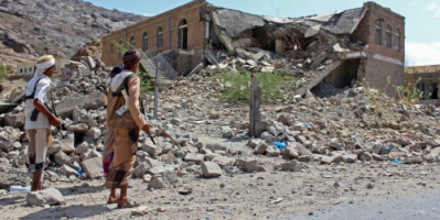 سقوط قذيفة حوثية أسفرت عن وفاة إمرأة وطفلة في لحج