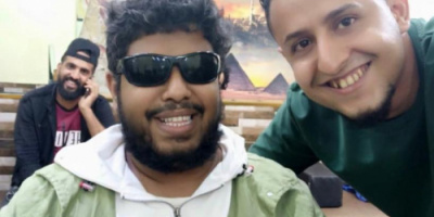 تهنئة خاصة من دائرة حقوق الانسان للشاب العريس محمـد الاعمى