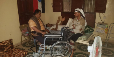 رئيس انتقالي لحج يطمئن على صحة عضو الجمعية الوطنية العميد علي الجعدي