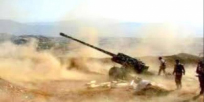 مدفعية القوات الجنوبية تضاعف خسائر مليشيات الحوثي شمال الضالع