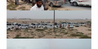 بالصور .. المواكب المحتجزة على مشارف مدينة الغيضة