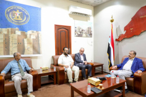 اللواء بن بريك يستقبل رئيس منظمة أطباء بلا حدود في العاصمة عدن