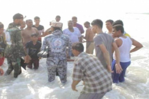 إنقاذ 21 شخصًا من الغرق بساحل حضرموت
