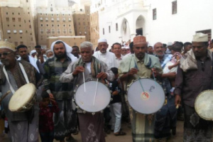 من مظاهر الاحتفال بالعيد في شبام حضرموت