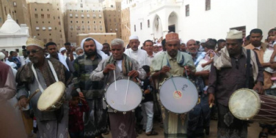 من مظاهر الاحتفال بالعيد في شبام حضرموت