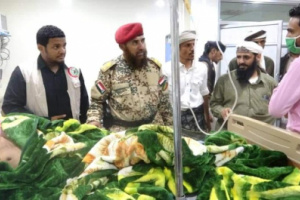 قيادات عسكرية تتفقد جرحى الحرب في مستشفيات العاصمة عدن 