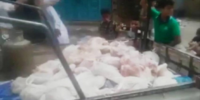 أهالي حيي جبل الشماسي والزهراء يشكون من تلقيهم لحوم أضاحي فاسدة بتعز 