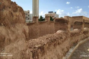 الامطار تسبب ضرر على قصر السلطان الكثيري بحضرموت