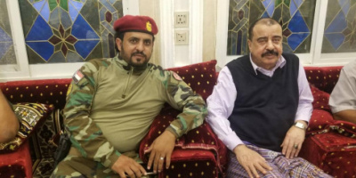 أبناء جبل اليزيدي بيافع يستقبلون اللواء أحمد سعيد بن بريك والوفد الذي رافقه 