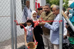 المحامية نيران سوقي تشارك في افتتاح المستشفى الميداني للحميات بالمعلا