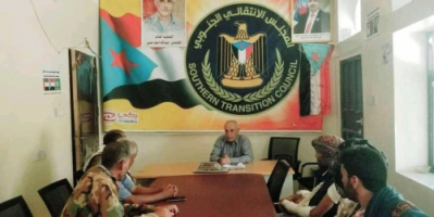 رئيس العمليات المشتركة بمحور الضالع القتالي يلتقي بقيادة مقاومة جبهة مديرية الحشاء