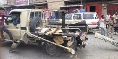 تعز.. سقوط 11 قتيل وجريح في محاولة اغتيال قيادي بارز