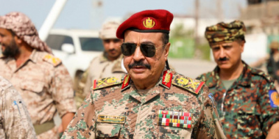 اللواء بن بريك يستقبل لجنة عسكرية سعودية من التحالف العربي