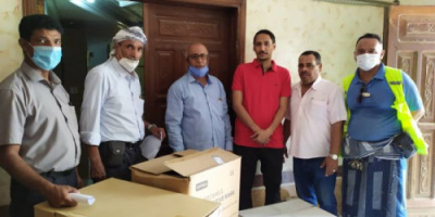 انتقالي حضرموت يواصل تسليم المرافق الصحية بالمحافظة حصتها من الدعم الاماراتي