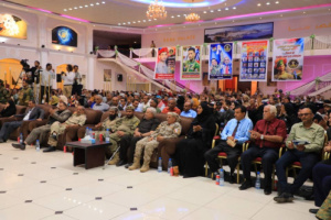 قيادة الدعم والإسناد تشهد حفل الذكرى السنوية الأولى لاستشهاد القائد ابو اليمامة