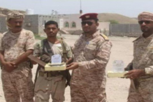  النخبة الحضرمية تكرم أفرادها بنقطة شموسة على دورهم في ضبط عمليات التهريب